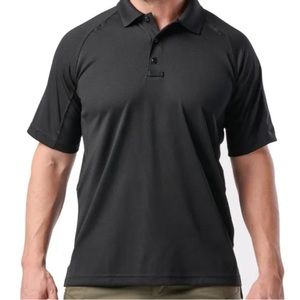 5.11 shirt, tactical polo, men’s size Large, snag free, moisture wicking, black